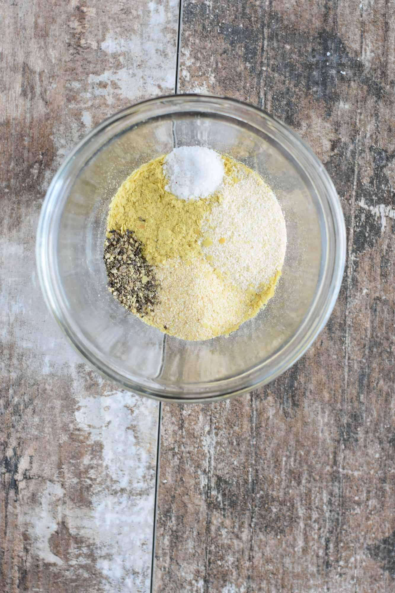 seasoning mix in a small glass bowl