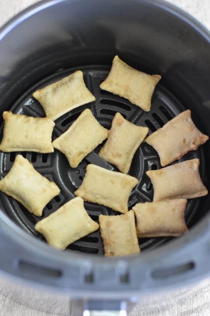 frozen pizza rolls in air fryer before cooking