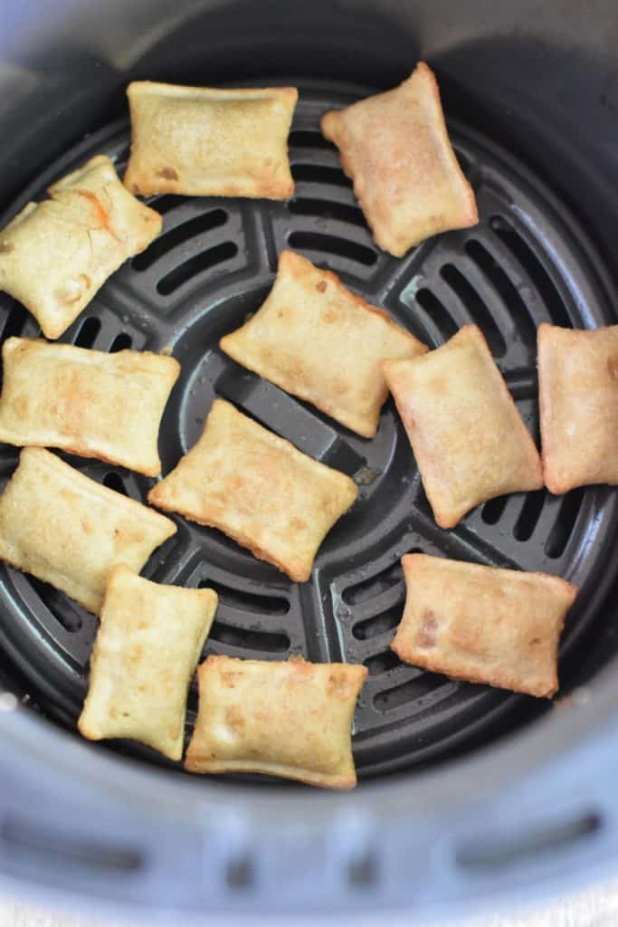 pizza rolls in air fryer after cooking