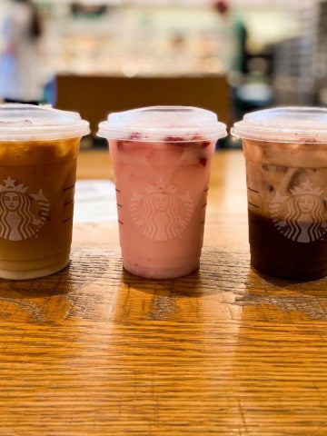 Dairy Free Drinks at Starbucks.