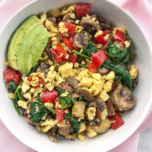 Plant Based Breakfast Hash in a bowl.