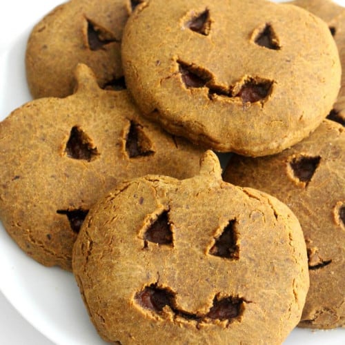 Homemade Little Debbie Pumpkin Delights on a plate.