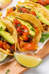 Vegan tacos.