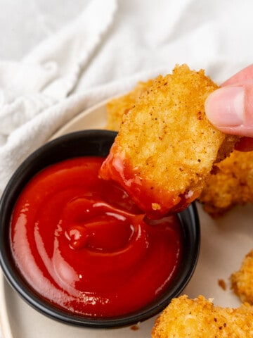 Vegan chicken nuggets.