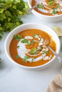 Vegan butternut squash soup.