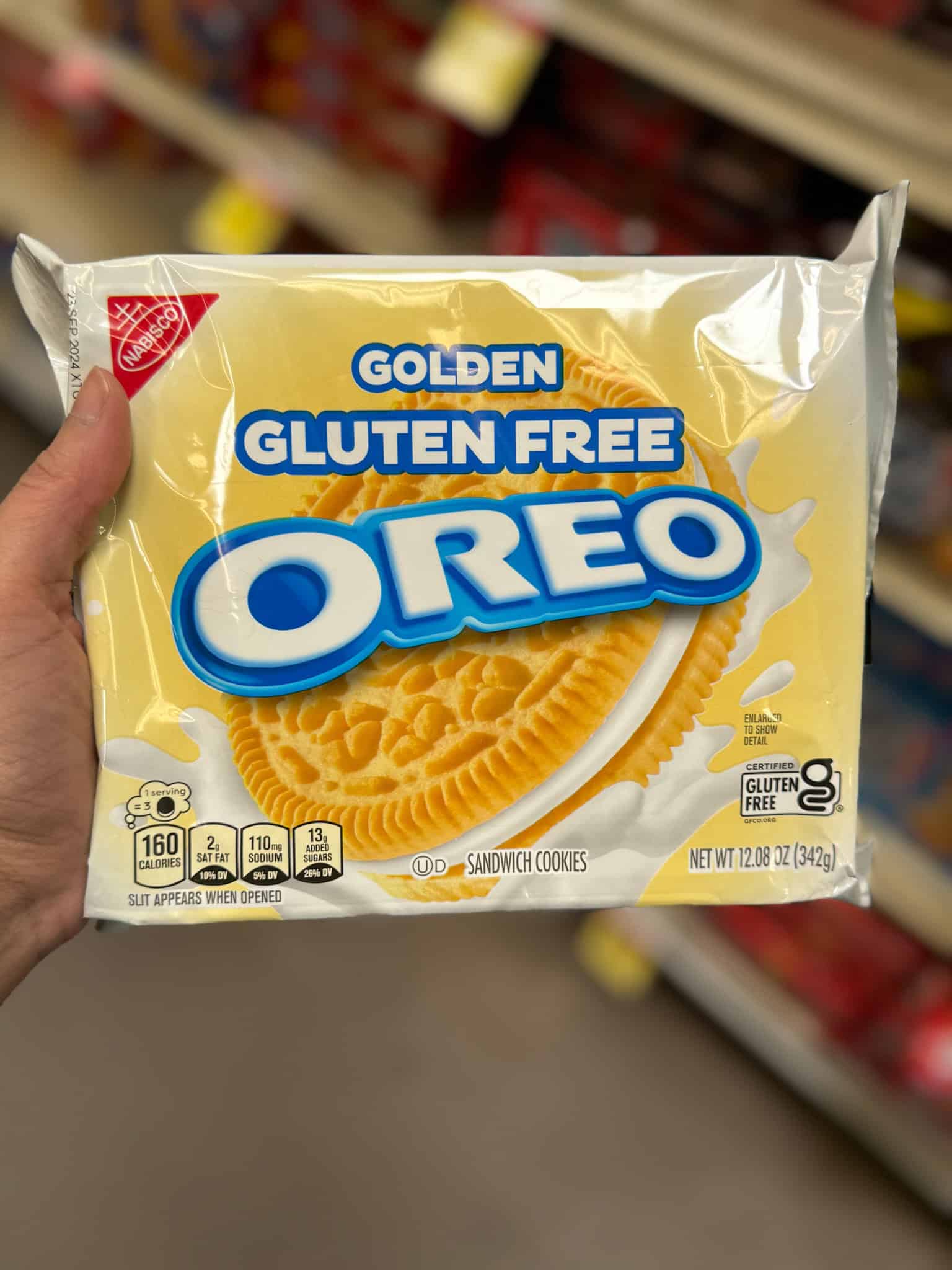 Golden Gluten Free Oreo Package