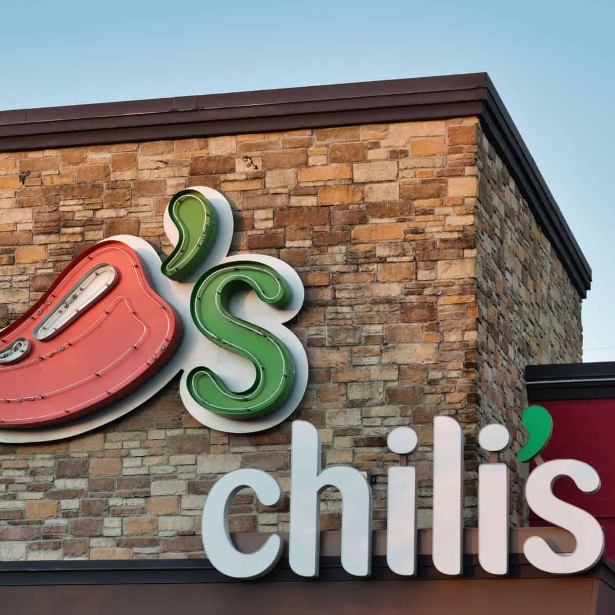 Chili's restaurant building with logo displayed