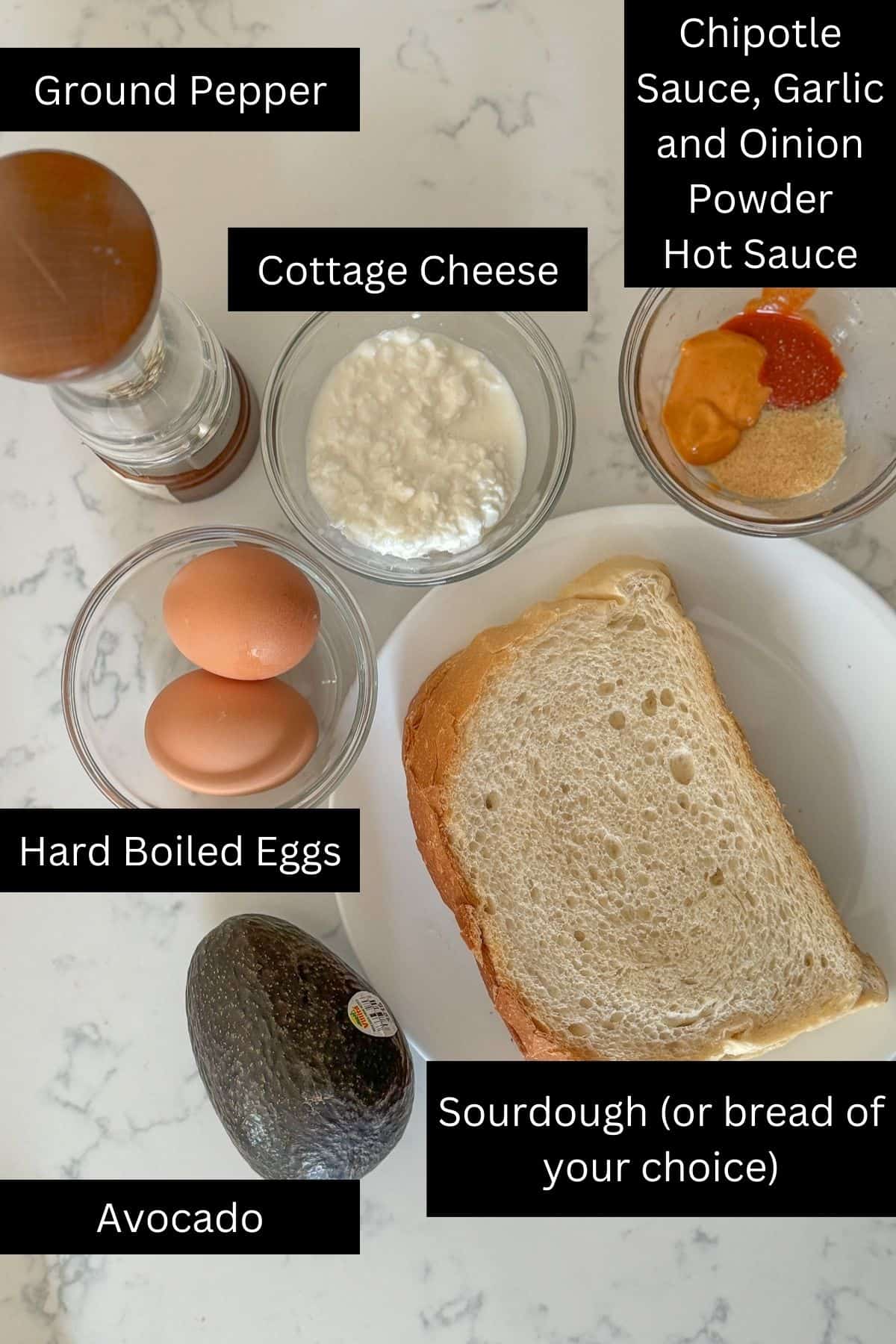 Ingredients-Avocado-Cottage-Cheese-Toast-1200x1800-2 - labeled with text