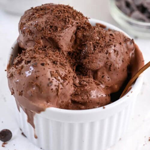 Chocolate Cottage Cheese Ice Cream