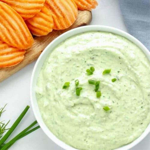 Cottage Cheese Green Goddess Dip