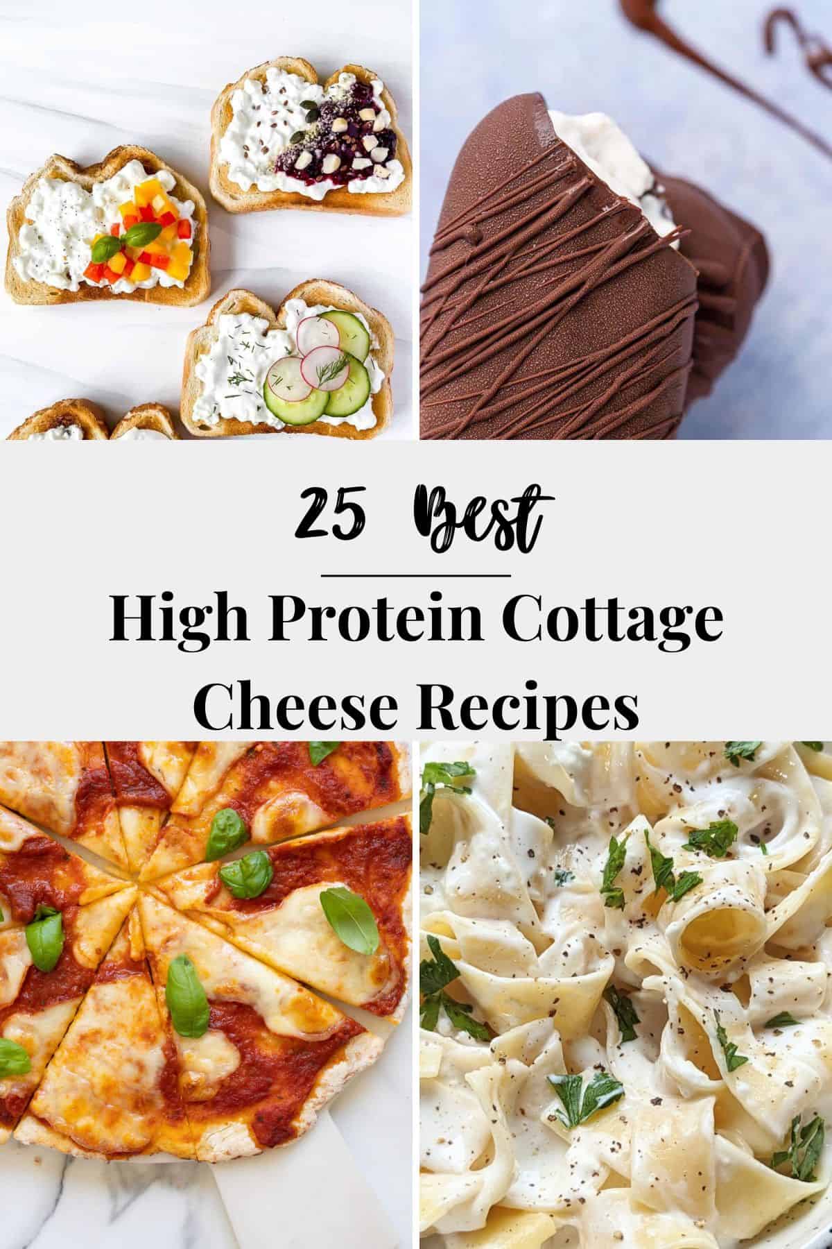 Collage of cottage cheese recipes - main image 