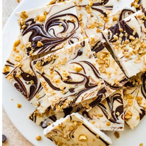 Frozen Cottage Cheese Bark