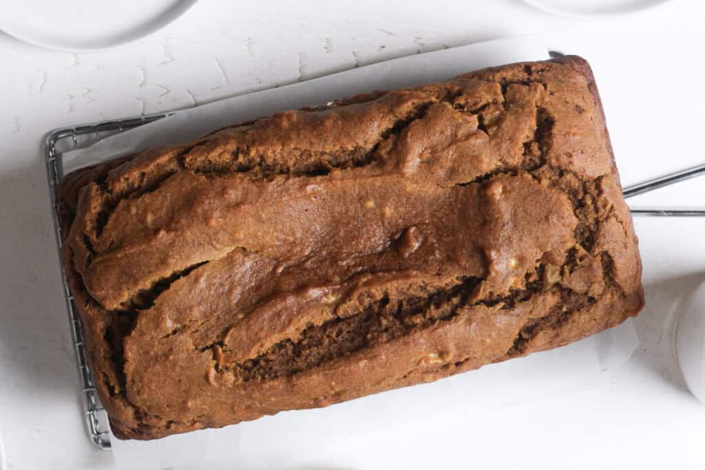 Baked Loaf of Pumpkin Bread