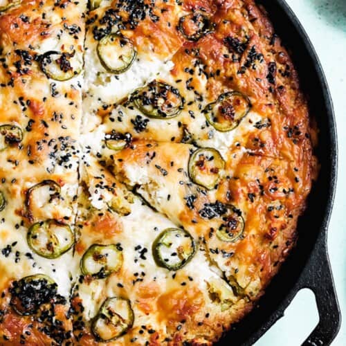 Skillet-Cornbread-with-Cheddar-Feta-and-Jalapeno