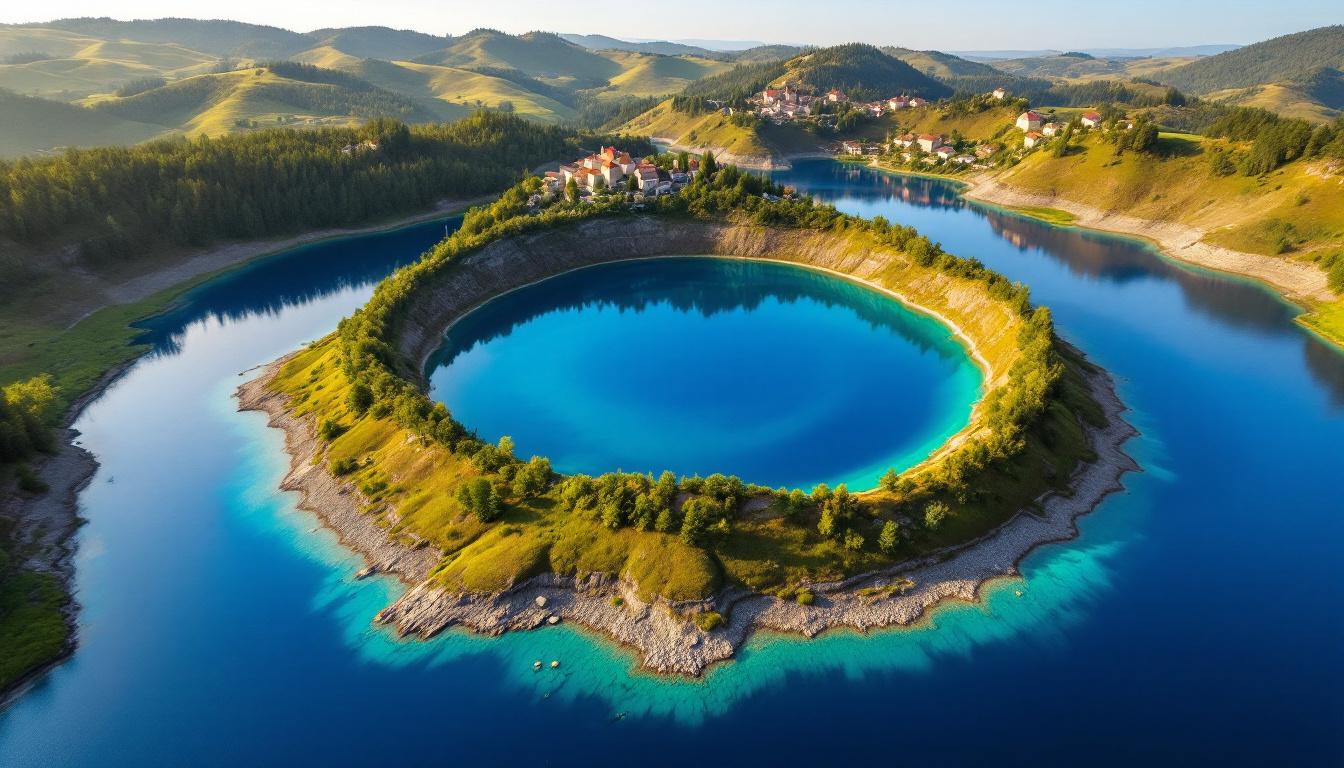 This French crater lake looks like the Maldives but hides 6,900-year-old volcanic secrets